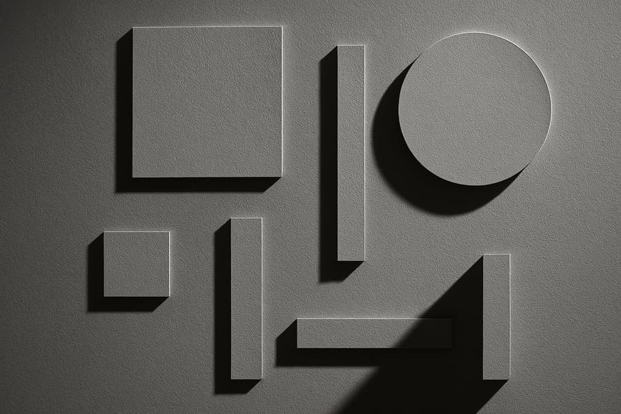 Abstract Paper Shadows