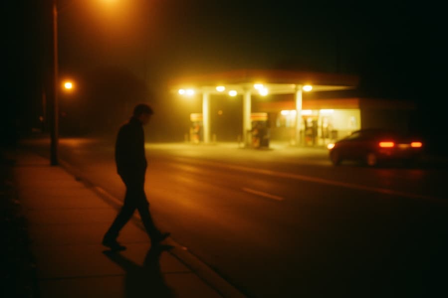 Cinematic Night Streetscape